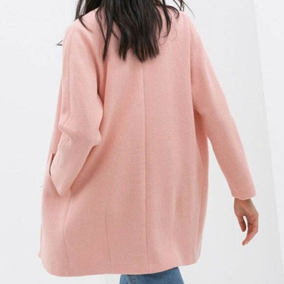 Zara Cotton Blend Coat - Picture 4 of 16